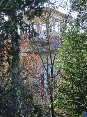 Villa Fonio with its distinctive tower, Salsomaggiore Terme